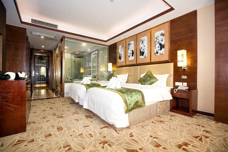 Chengdu Panda Prince Culture Hotel Dış mekan fotoğraf