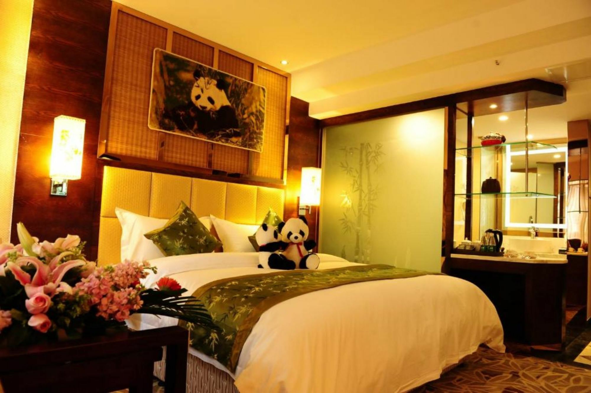 Chengdu Panda Prince Culture Hotel Dış mekan fotoğraf