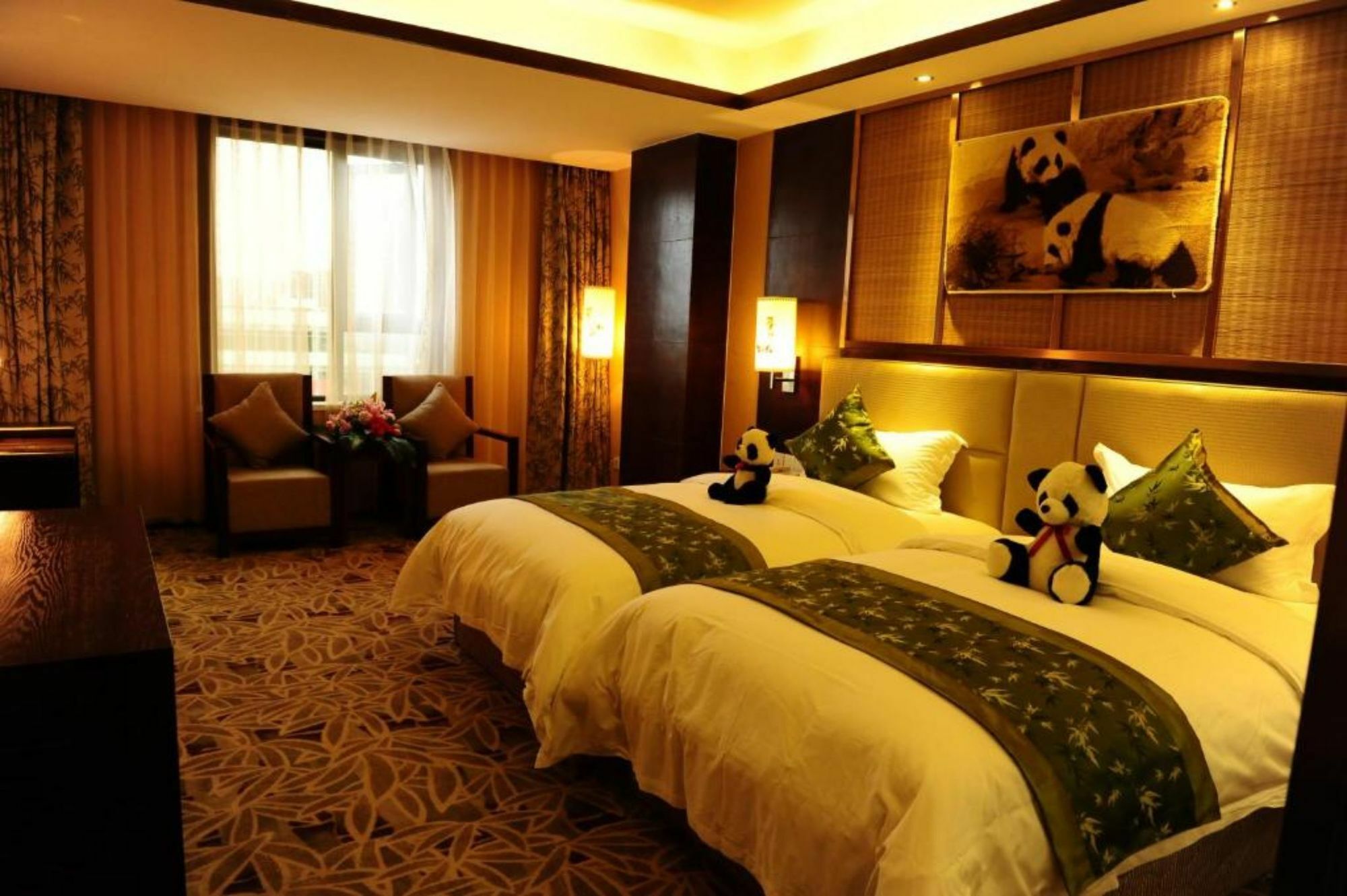 Chengdu Panda Prince Culture Hotel Dış mekan fotoğraf